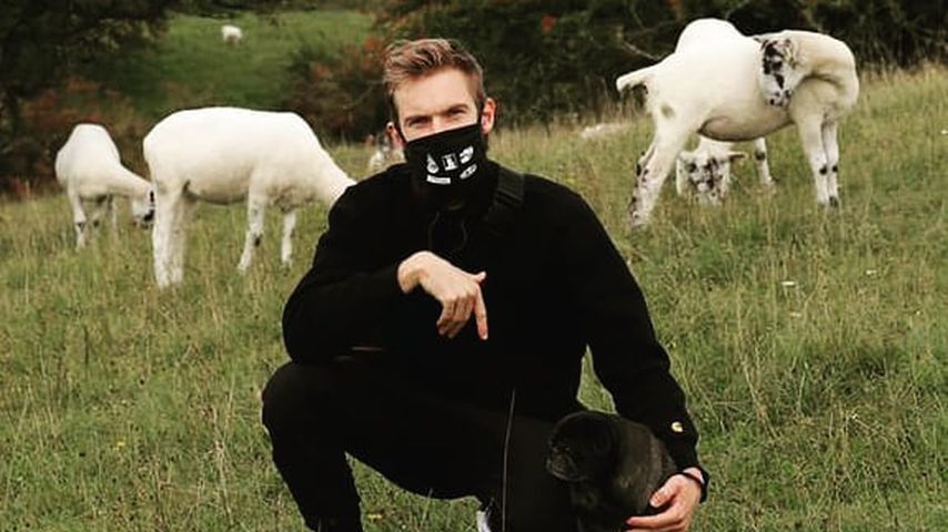 PewDiePie mit seinem Hund Edgar