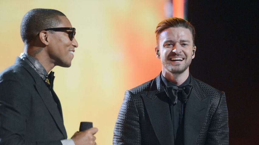 Pharrell Williams und Justin Timberlake bei den BET Awards