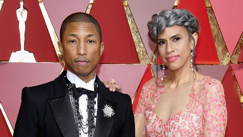 Style oder Schutz? Drillingsvater Pharrell trägt Maske