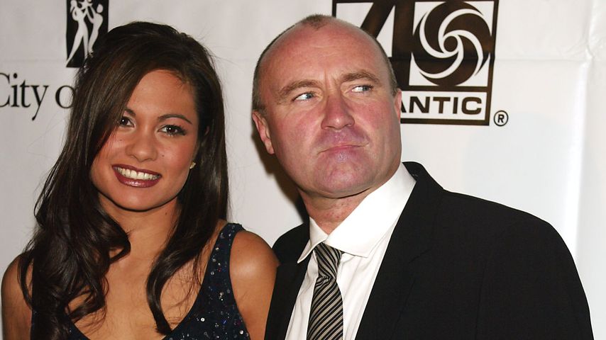 Phil Collins und Orianne Cevey 2002