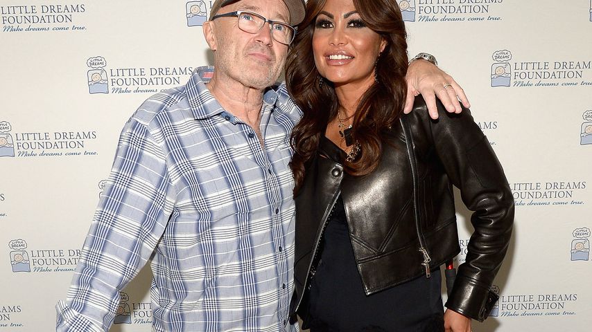 Phil Collins und Orianne Cevey bei einem Event in Miami Beach im Mai 2016