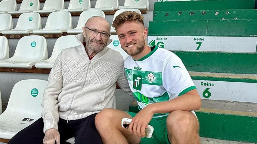 Phil Collins unterstützt Sohn bei Fußballspiel in Österreich