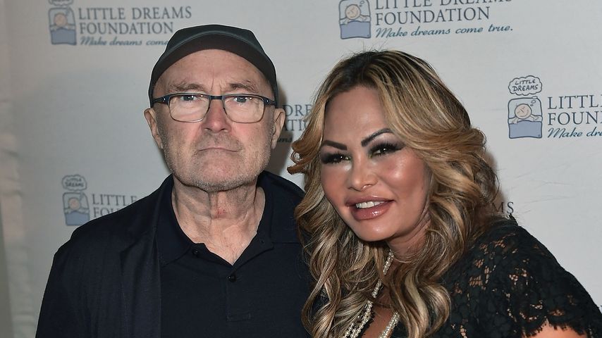 Phil Collins und seine Ex-Frau Orianne Cevey im Oktober 2017 in Miami Beach