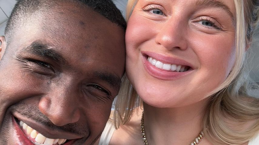 Philip Payne und Iskra Lawrence, April 2024