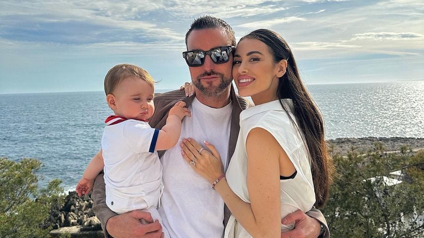 Philipp Plein und Lucia Bartoli mit ihrem Sohn Rocket Halo Ocean im März 2023