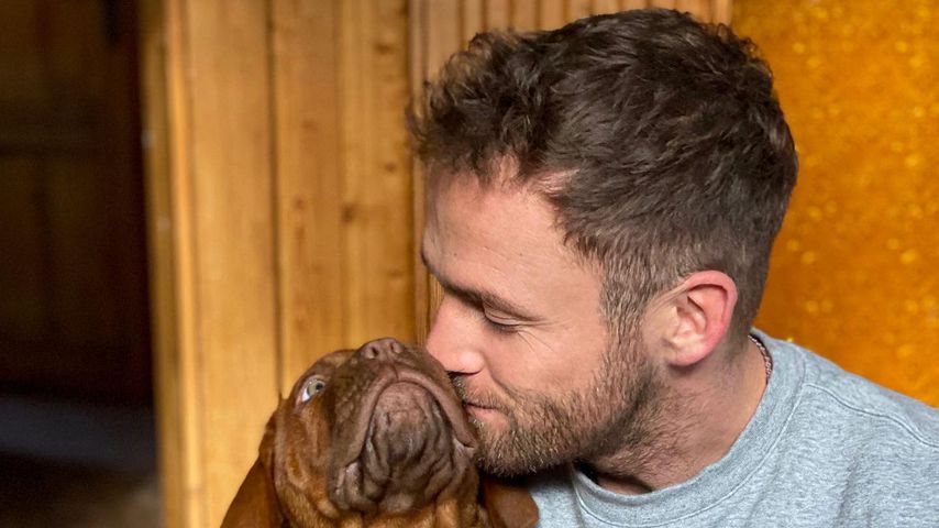 Philipp Stehler und sein Hund Willi