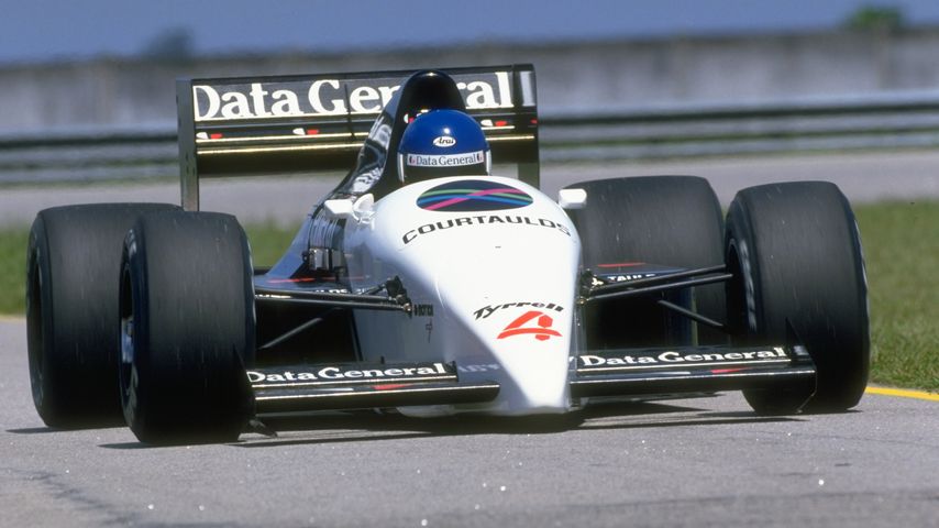 Philippe Streiff im Jahr 1987 in seinem Boliden