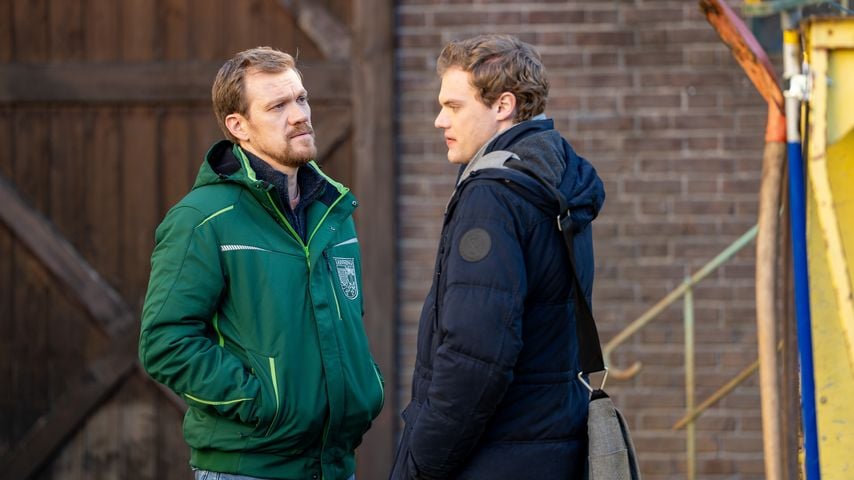 Phillipp Schneider als Philipp mit Nils Kreutinger als Charly in "Dahoam is Dahoam"