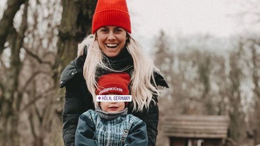 Pia Tillmann mit ihrem Sohn Henry