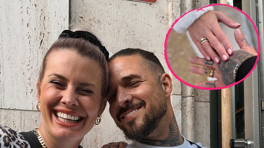 Süßes Foto: Pia Tillmann und Zico Banach haben geheiratet