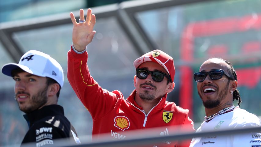 Pierre Gasly, Charles Leclerc und Lewis Hamilton, Formel-1-Fahrer