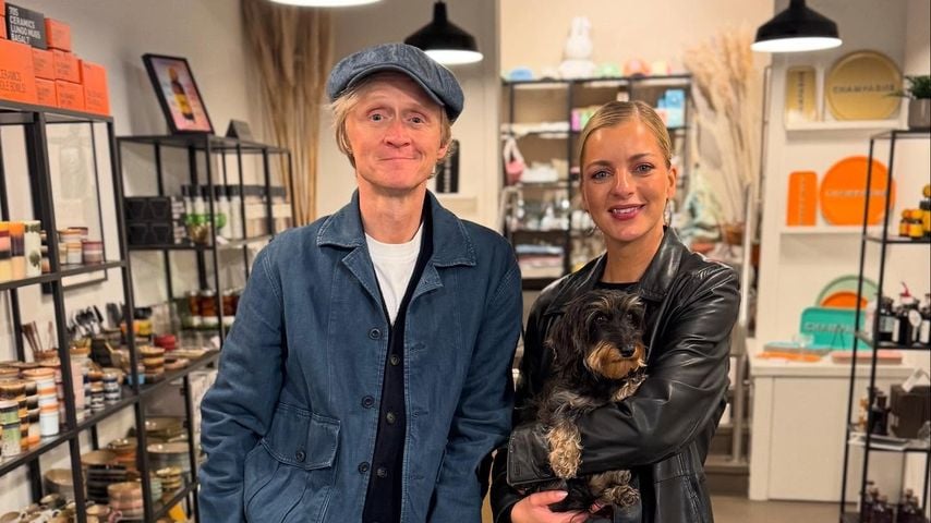 Pierre M. Krause und Laura Larsson