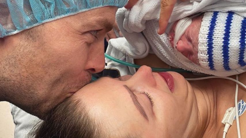 Pierre und Emily Ghougassian mit ihrer kleinen Tochter Aisha Céline