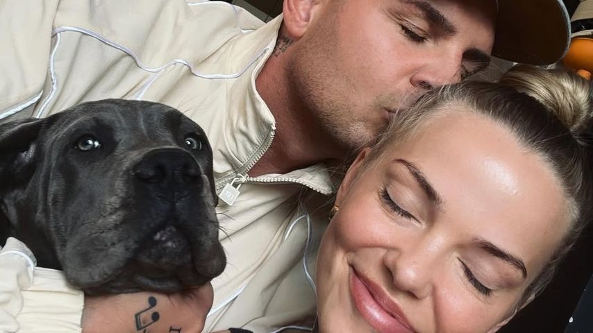 Pietro Lombardi mit Laura Maria Rypa und ihrem neuen Hund