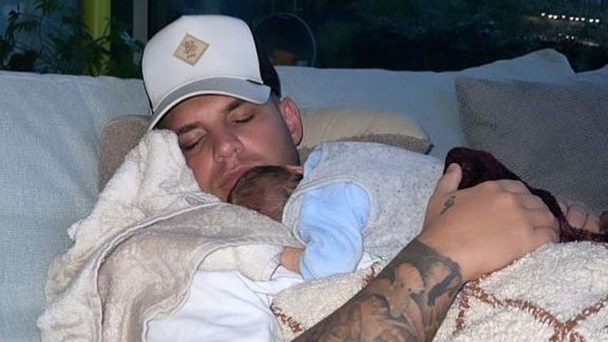 Pietro Lombardi und sein Sohn Leano Romeo, Januar 2023