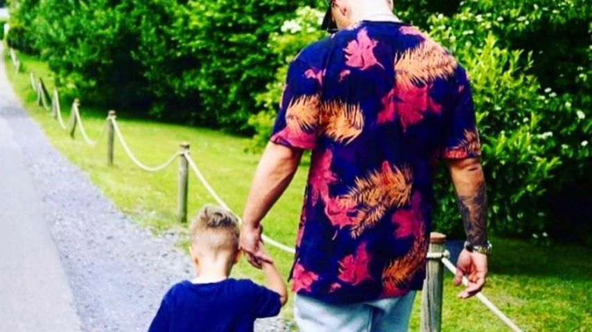 Pietro Lombardi mit seinem Sohn Alessio