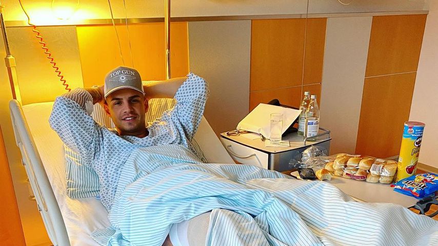 Knie-OP: Pietro Lombardi meldet sich aus dem Krankenhaus