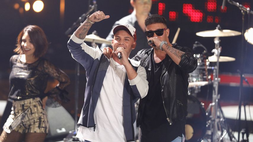 Pietro Lombardi und Kay One beim RTL-Jahresrückblick