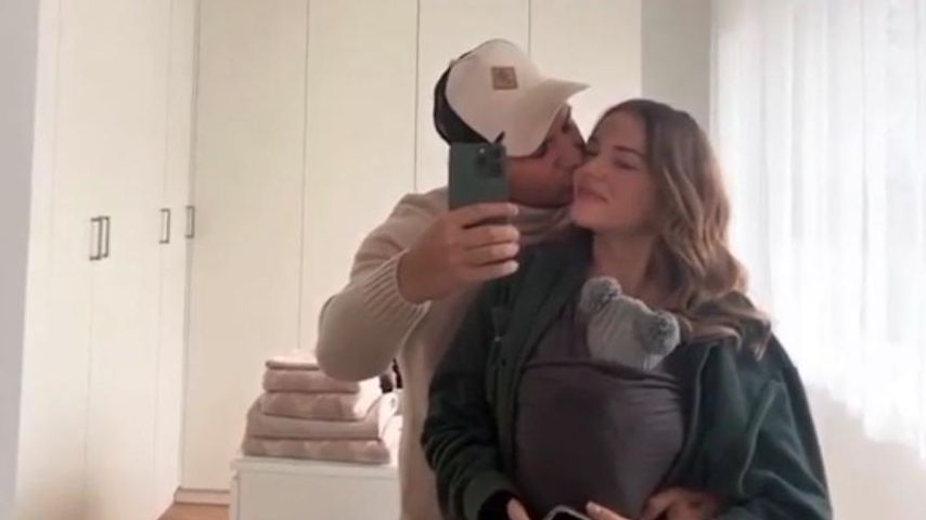 Pietro Lombardi und Laura Maria Rypa mit ihrem Sohn Leano Romeo