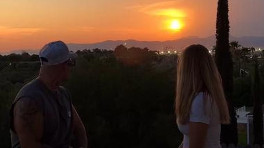 Pietro Lombardi und Laura Maria Rypa schauen auf Mallorca die Sonnenfinsternis, August 2026