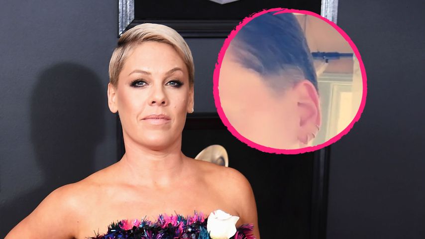 Vor Langweile: Pink hat sich betrunken die Haare geschnitten
