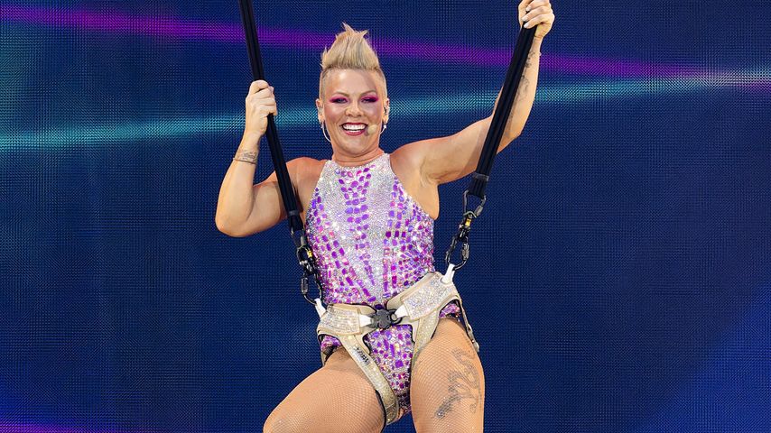 Pink auf einem ihrer Konzerte