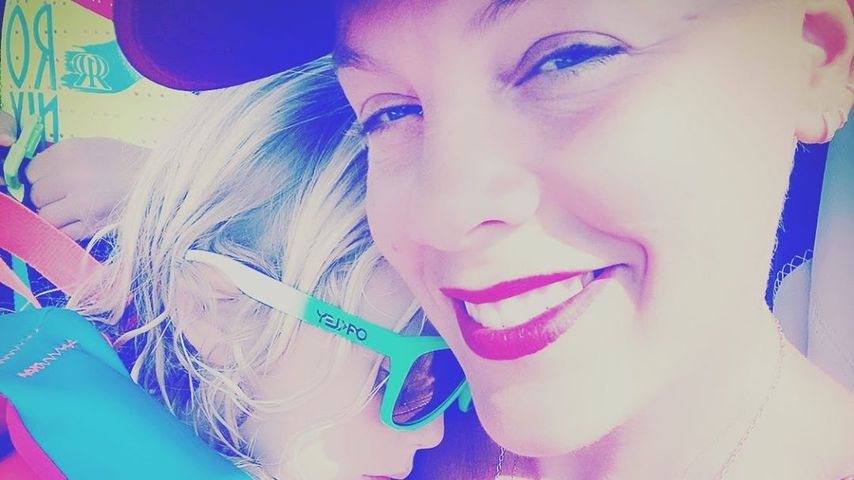 Pink mit ihrem Sohn Jameson