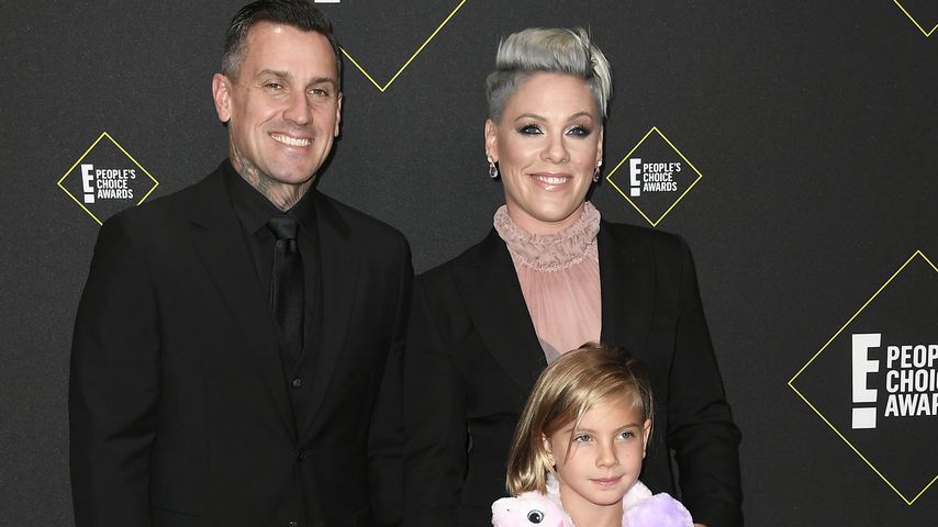 Sängerin Pink mit ihrer Familie bei den People's Choice Awards