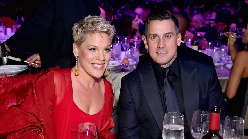 Pink und ihr Mann Carey Hart, 2018
