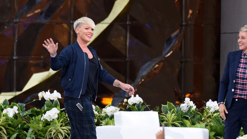 Pink bei der "The Ellen Degeneres Show", 2015