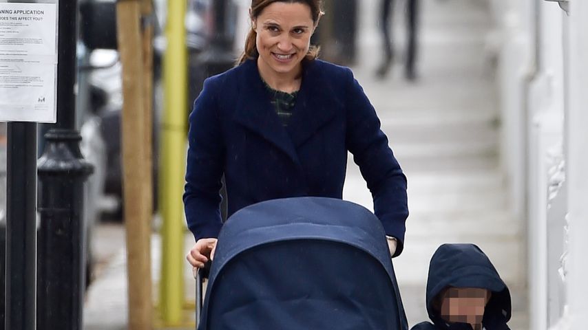 Pippa Middleton mit ihren beiden Kids in London