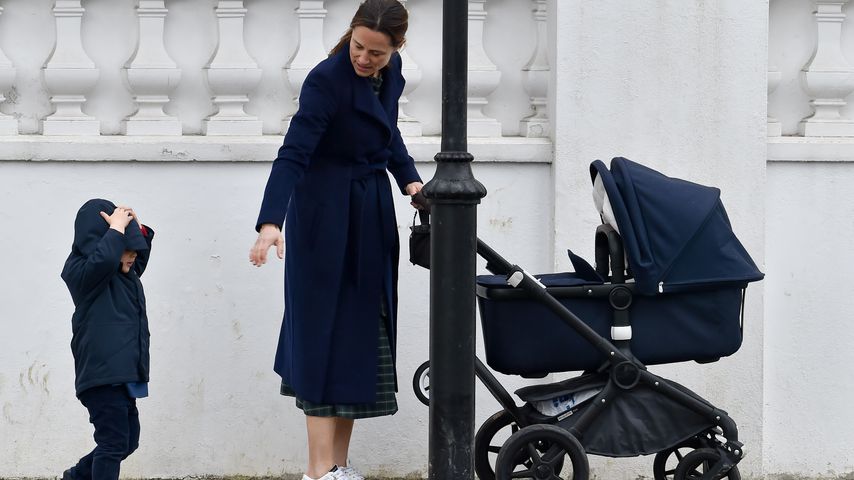 Pippa Middleton mit ihren beiden Kids