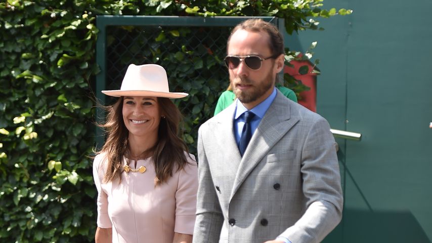 Pippa Middleton und ihr Bruder James im Juli 2019 in Wimbledon