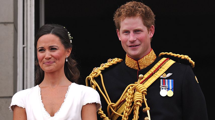 Pippa Middleton und Prinz Harry auf der Hochzeit ihrer Geschwister Kate und William