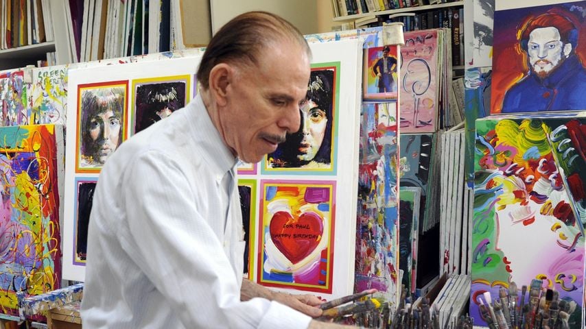 Peter Max in seinem New Yorker Studio