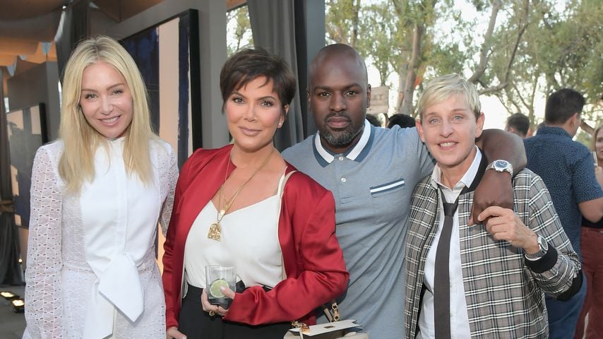 Portia de Rossi, Kris Jenner, Corey Gamble und Ellen DeGeneres