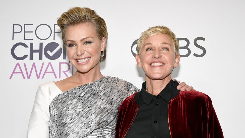 Portia de Rossi und Ellen DeGeneres, Januar 2017