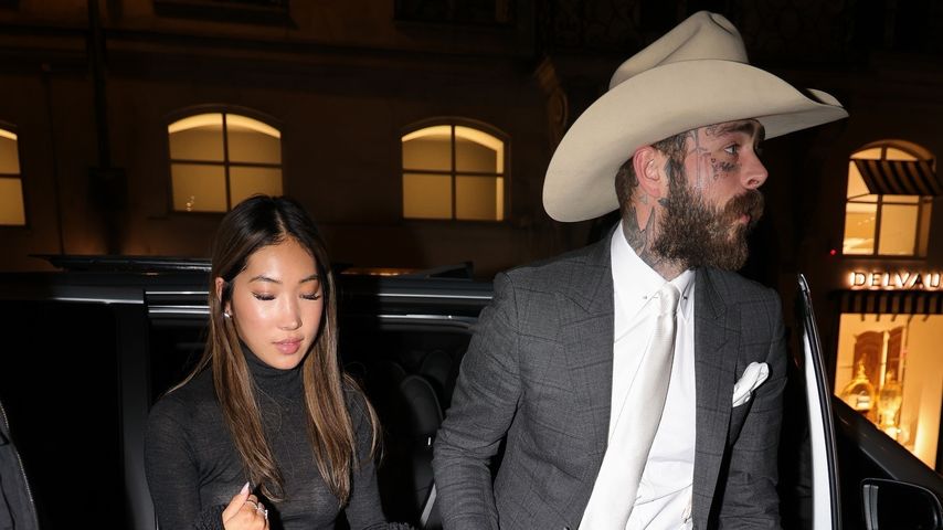 Post Malone und Christy Lee, April 2025