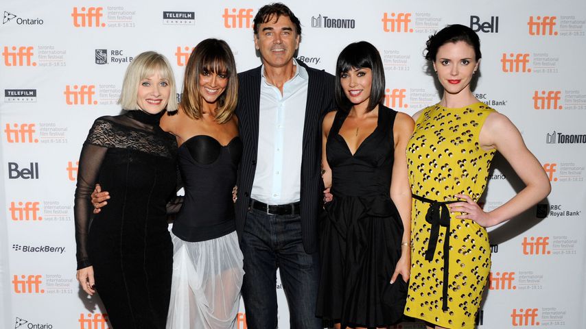 Amy Seimetz, Sharni Vinson, Wendy Glenn und Barbara Crampton bei der "You're Next"-Premiere