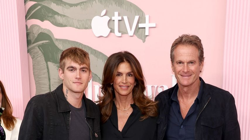 Presley Gerber, Cindy Crawford und Rande Gerber, März 2024
