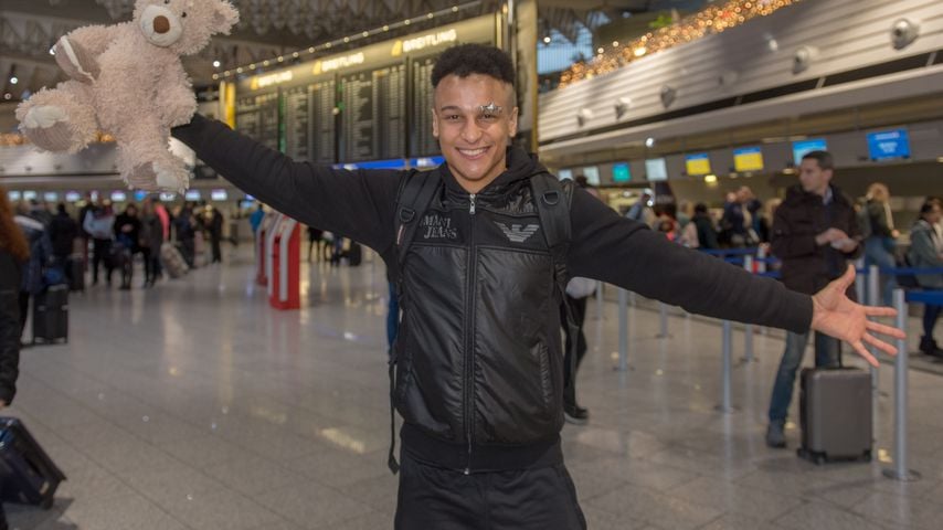 Prince Damien am Frankfurter Flughafen
