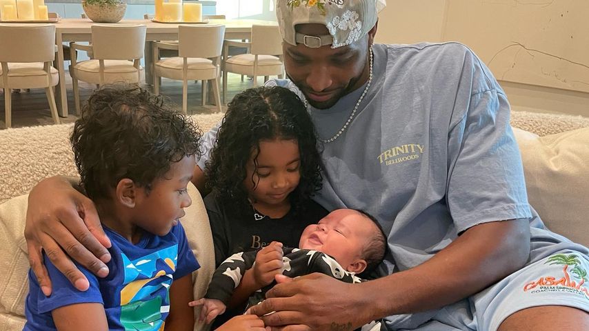 Prince, True und Tristan Thompson mit Tatum