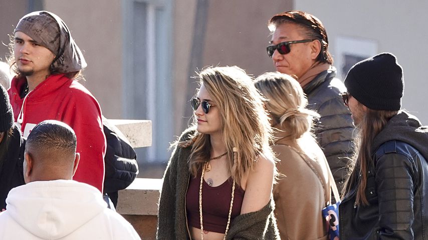 Prince und Paris Jackson sowie Gabriel Glenn beim Sightseeing in Rom, Dezember 2019