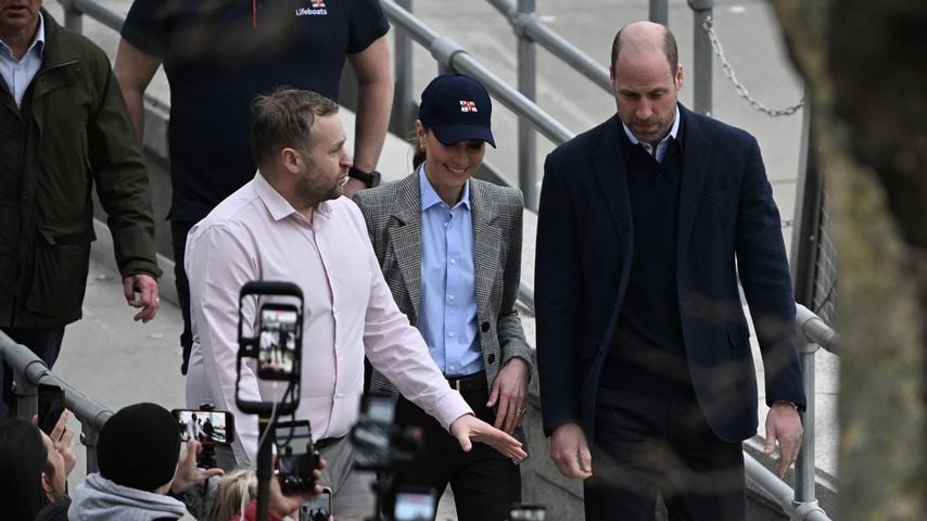 Prince William und Catherine besuchen die RNLI Tower Lifeboat Station in London