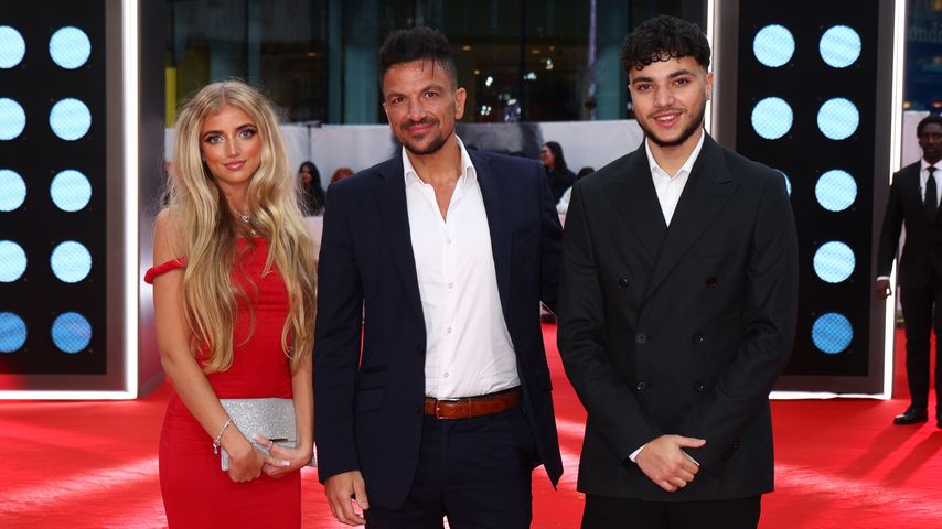 Princess Andre, Peter Andre und Junior Andre im Mai 2025