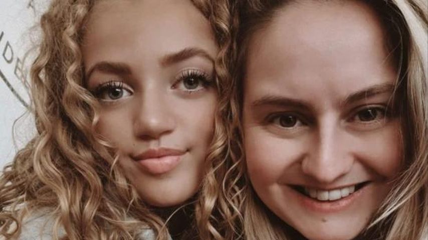 Princess Tiaamii, Tochter von Katie Price, mit ihrer Tante Sophie