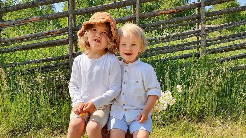 Naturburschen: Neue Bilder der kleinen Schweden-Prinzen