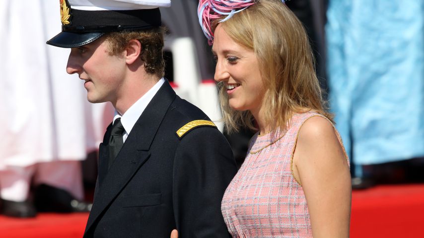 Prinz Amedeo von Belgien mit seiner Schwester Prinzessin Maria Laura