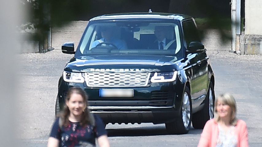 Prinz Andrew beim Verlassen der Royal Lodge in Windsor