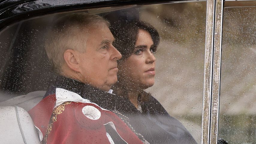 Prinz Andrew mit Prinzessin Eugenie
